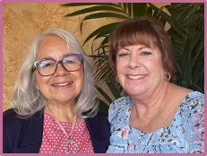 Shows Co-Presidents Gloria Rezek (left) and Ellyn Meikle.